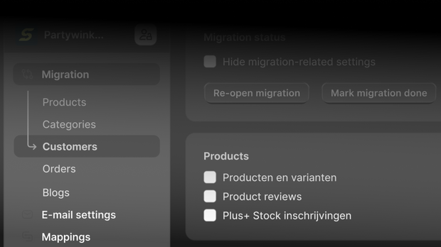 <h4>
<span style="text-decoration:underline">You're in control.</span><br> Take control of your migration.</h4>